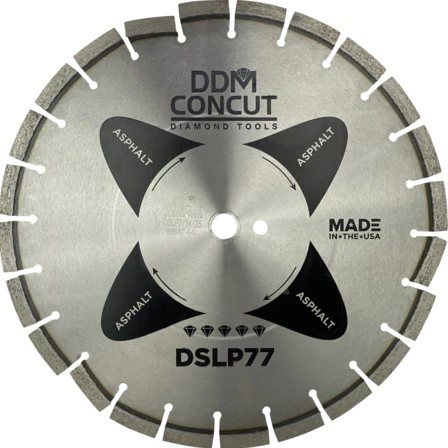 DDM DSLP77 Asphalt Diamond Blade - Cutting